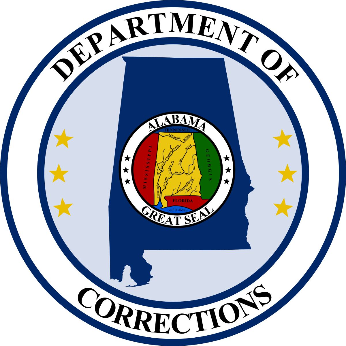 Alabama Dept Of Corrections (1200x1200), Png Download