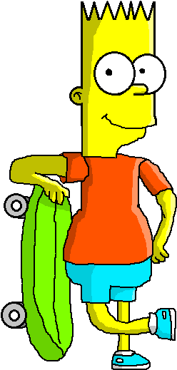 Bart Simpson By Riarasands On Deviantart Graphic Freeuse - Drawing (402x551), Png Download