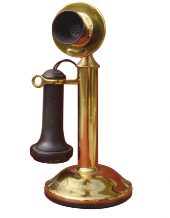 Antique Telephone Photo Png Png Images - Portable Network Graphics (400x545), Png Download