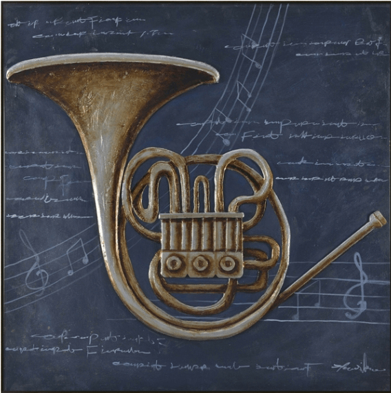 3d Trombone Framed Canvas - The Who (892x595), Png Download