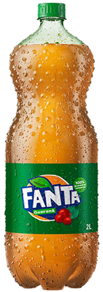 Fanta Guaraná Pet 2000ml - Fanta Guarana 2l (454x595), Png Download