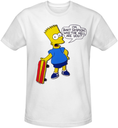 Simpsons I'm Bart Simpson Classic T-shirt - I M Bart Simpson T Shirt (454x454), Png Download