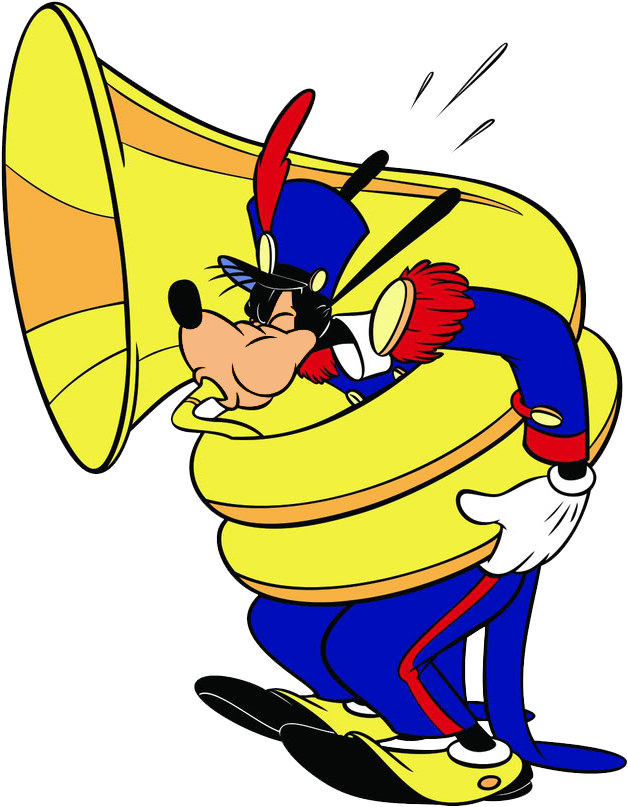 Tuba Clip Art - Tuba Player Clipart (653x828), Png Download