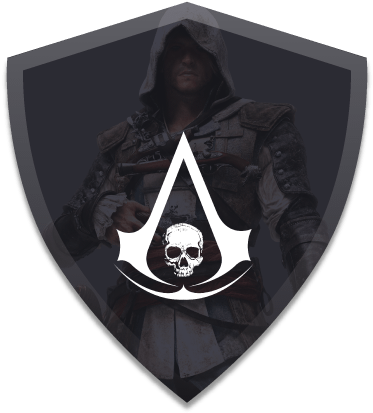 Assassins Creed - Ac Black Flag Logo (500x500), Png Download