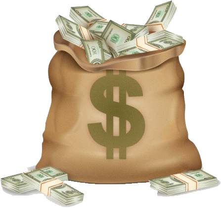 Money Png Hd Background - Dollar Sign Money Bag (626x626), Png Download