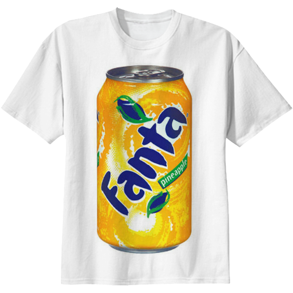 Pineapple Fanta Tee $38 - Coca Cola Fanta Orange 12oz 24/ct (608x621), Png Download