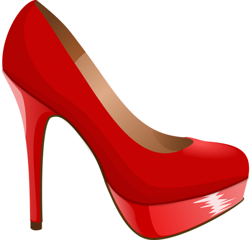 Free Png High Heel Shoes Png Images Transparent - High Heels Clipart (850x814), Png Download