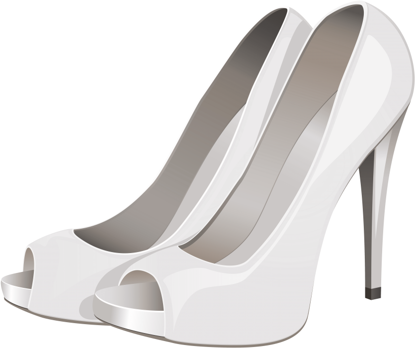 Free Png High Heels White Png Images Transparent - White Heels Png (850x721), Png Download
