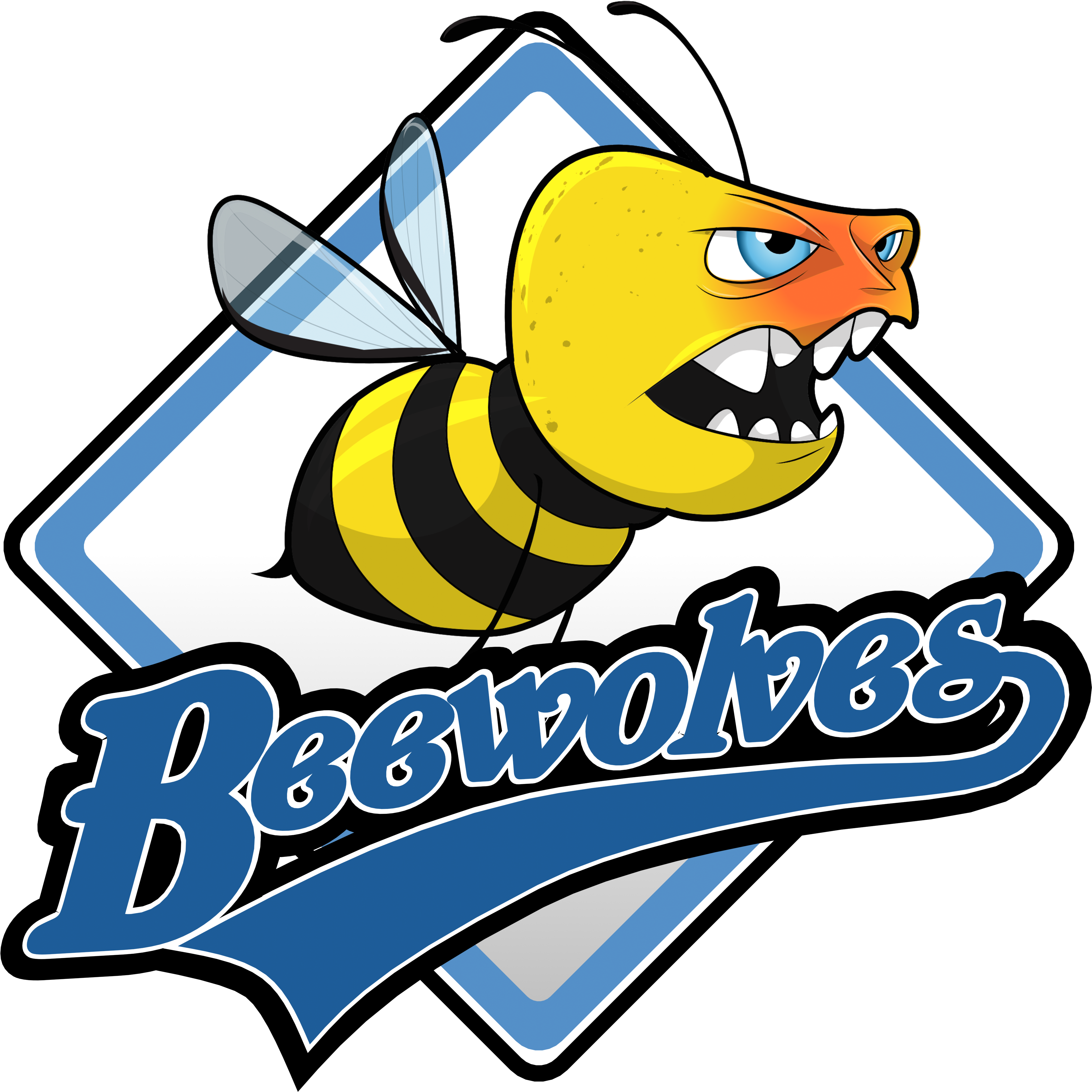 Hd Logos - Super Mega Baseball Beewolves (4096x4096), Png Download