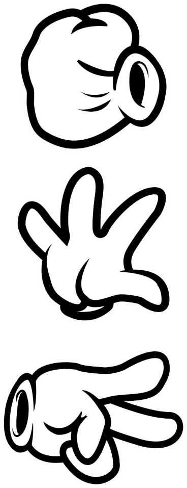 Mickey Mouse Hands Dope Wallpaper Dope Mickey Mouse - Rock Paper Scissors Mickey Mouse Hands (1216x1210), Png Download
