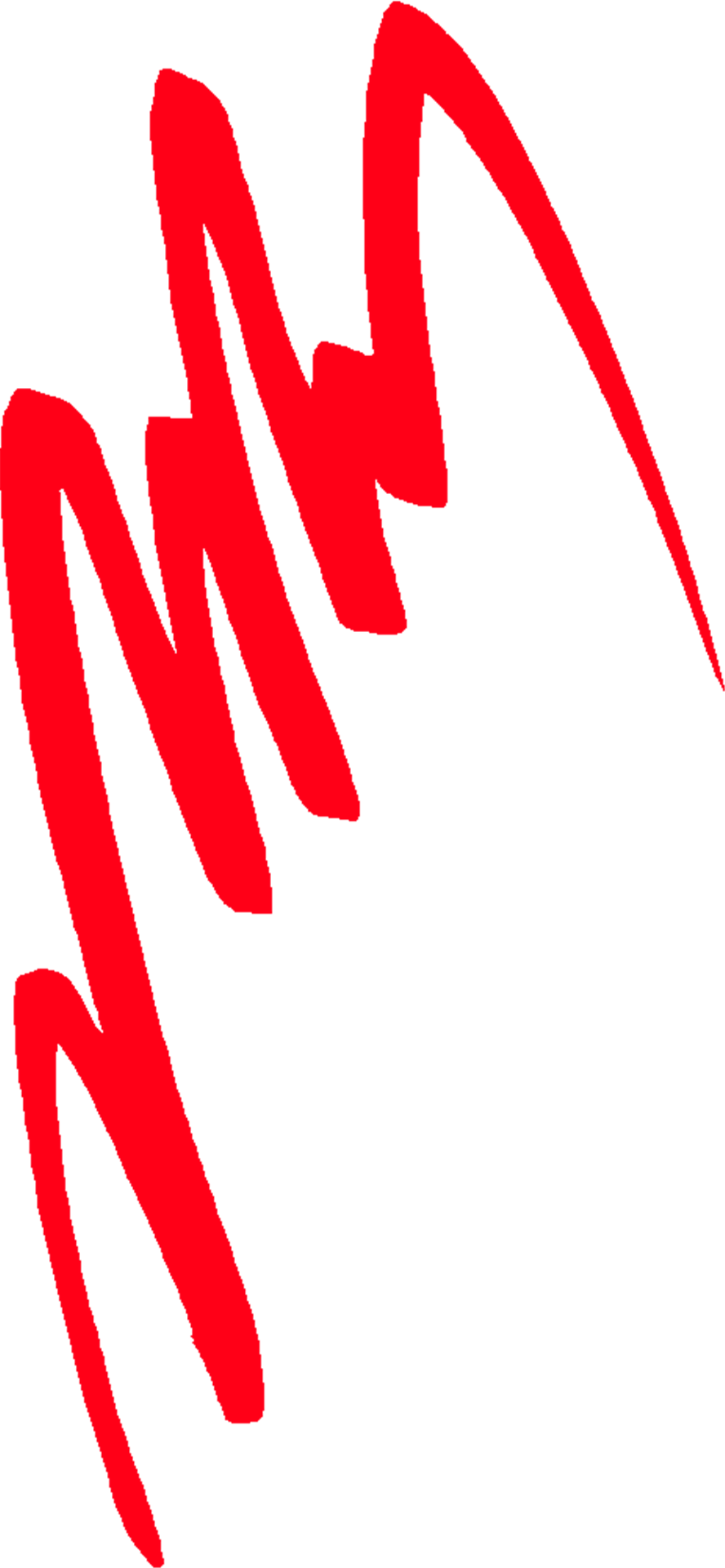 Red Splash Lines Paint Decor 1219284 - Splash Lines (888x1920), Png Download