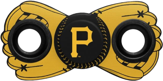 Pittsburgh Pirates Mlb Diztracto Two Way Team Fidget - New York Yankees Two-way Fidget Spinner, Gray (600x600), Png Download