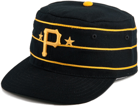 Pittsburgh Pirates Pillbox Hat - Pittsburgh Pirates 1977 Fitted Baseball Hat (800x956), Png Download