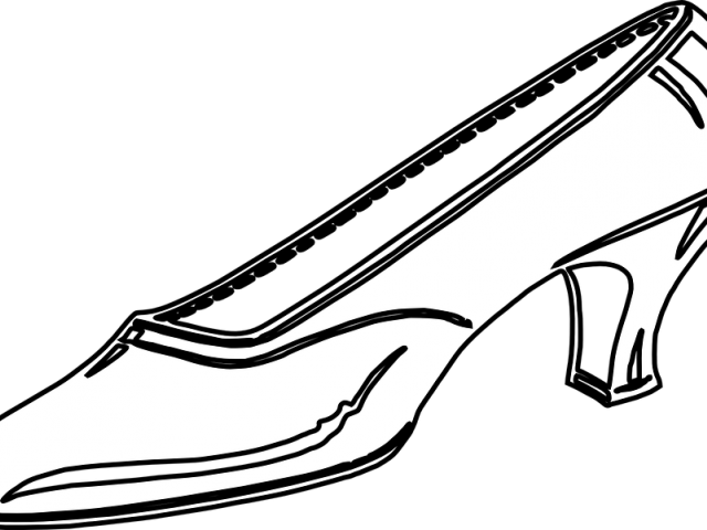 Drawn Heels Women's Shoe - Clip Art (640x480), Png Download