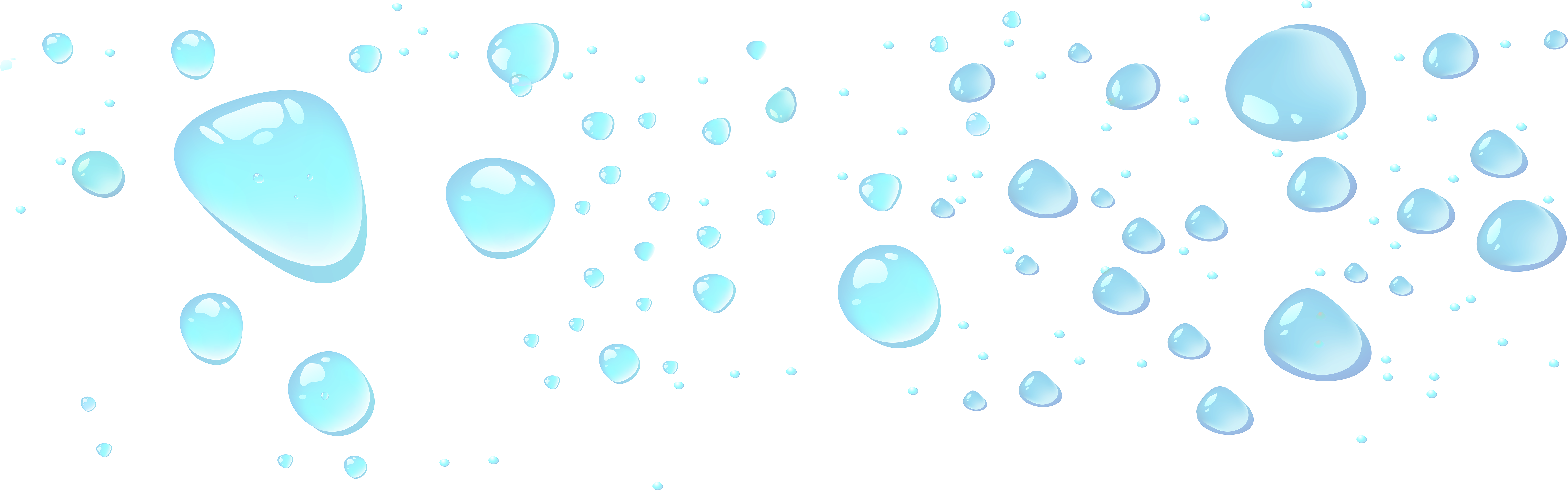 Water Effect Png (8000x2549), Png Download