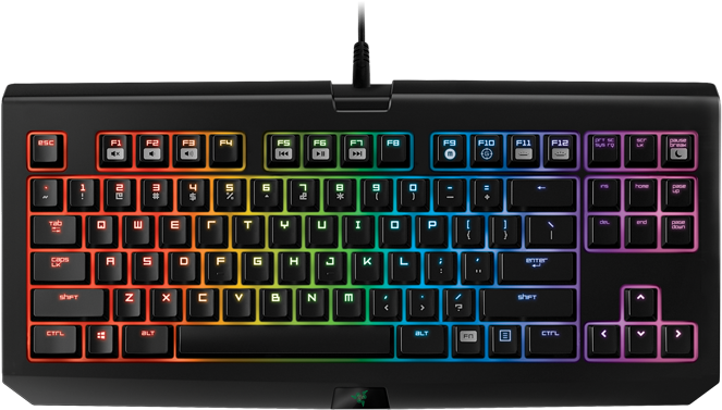 Razer Blackwidow Chroma Wired Keyboard (800x600), Png Download