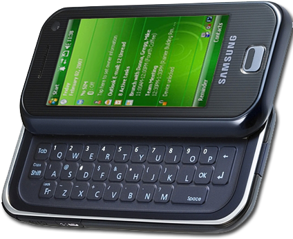 Samsung - Samsung Sgh F700v (425x378), Png Download