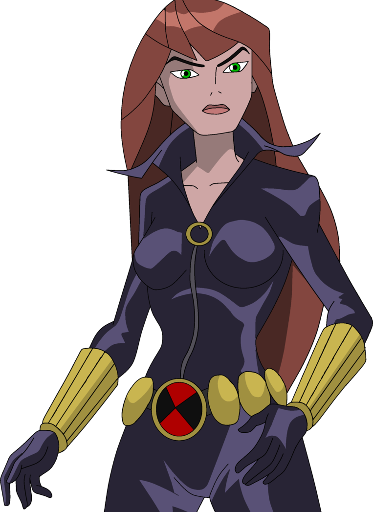 Black Widow - Viuda Negra Marvel Dibujo (763x1047), Png Download