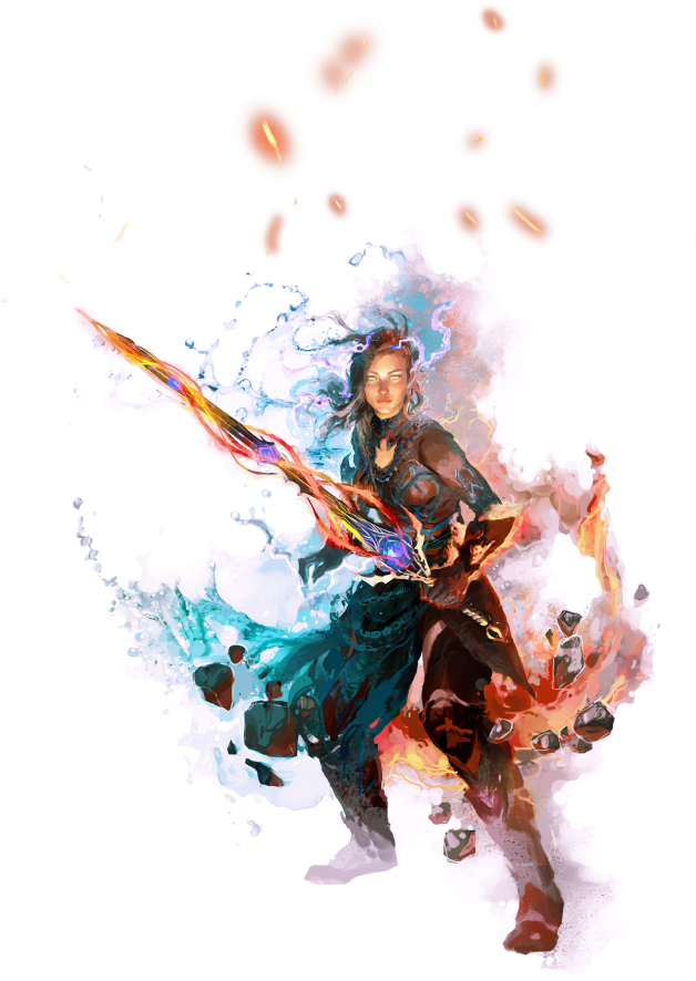 Guild Wars 2 Weaver (627x926), Png Download
