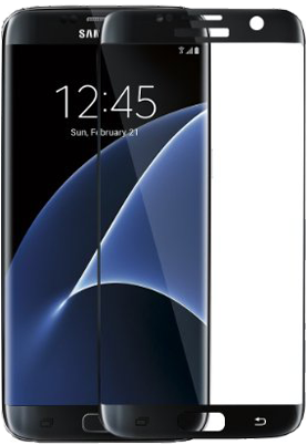 Galaxy S7 Curved Tempered Glass Screen Protector - S7 Edge Screen Protector, Danyee 3d Tempered Glass (600x403), Png Download