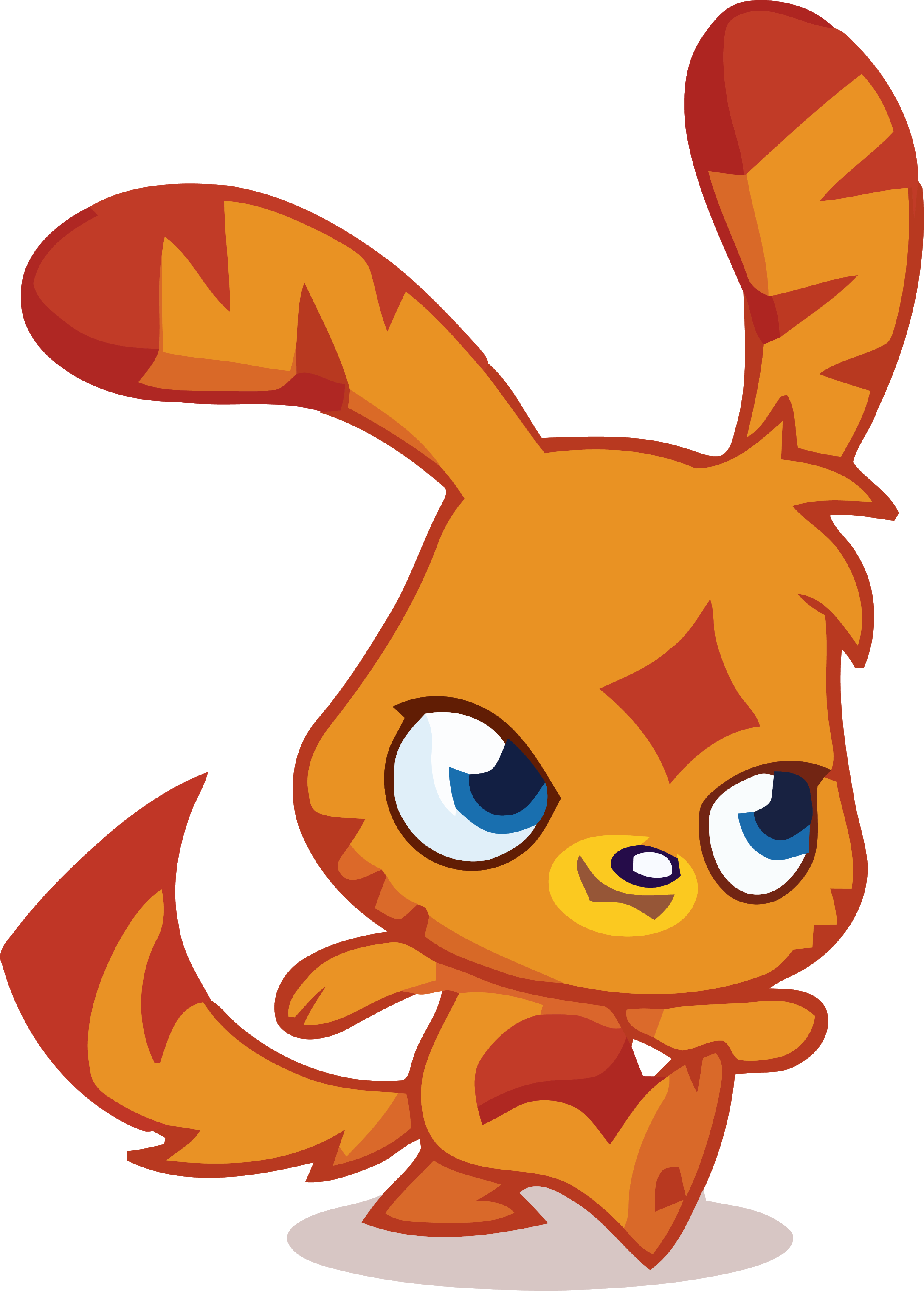 Katsuma Character Design Walking Clipart Png - Portable Network Graphics (2176x3040), Png Download