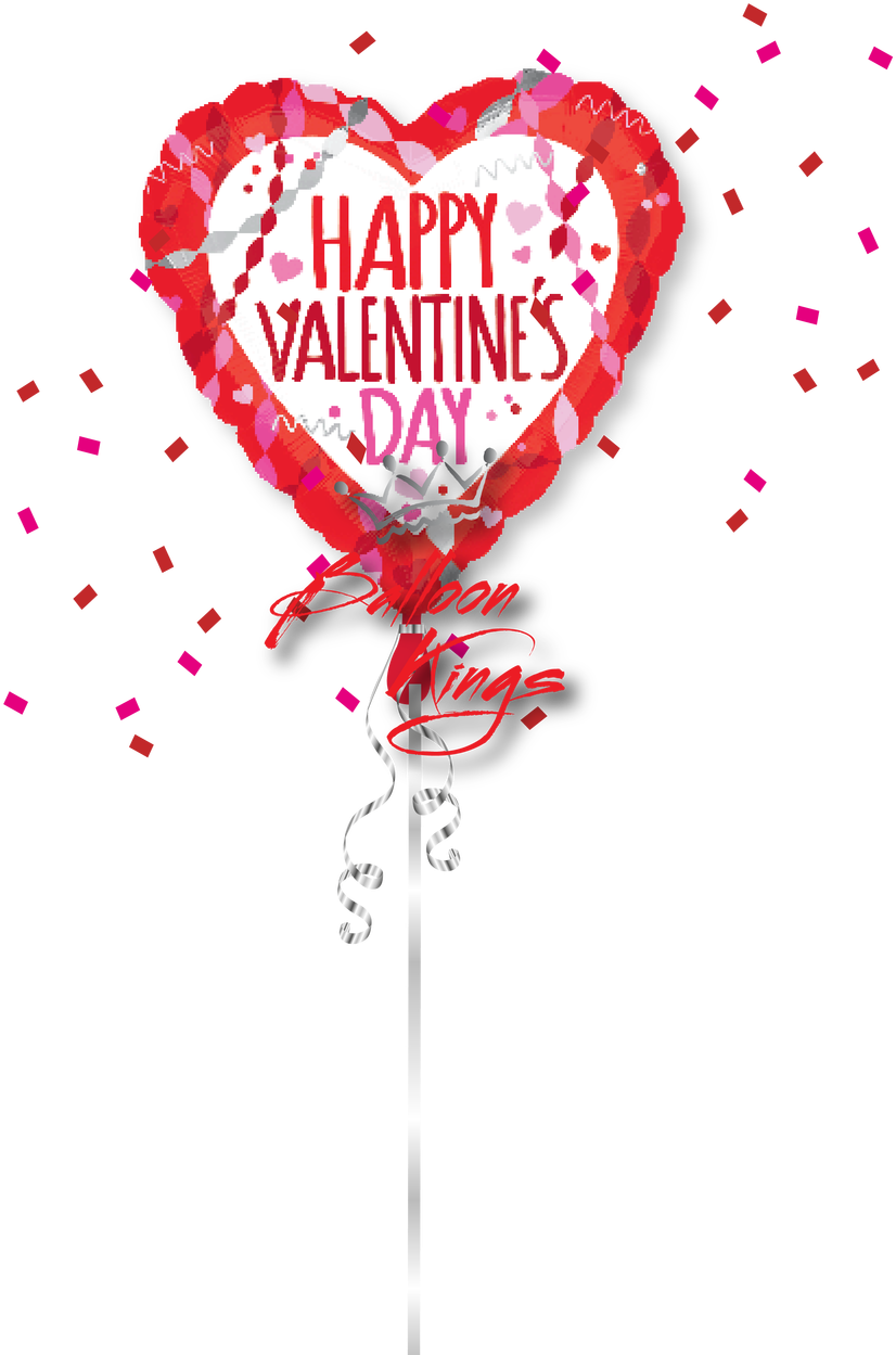 Happy Valentine's Day Streamers - Anagram Happy Valentine's Day Streamers & Confetti (1068x1280), Png Download