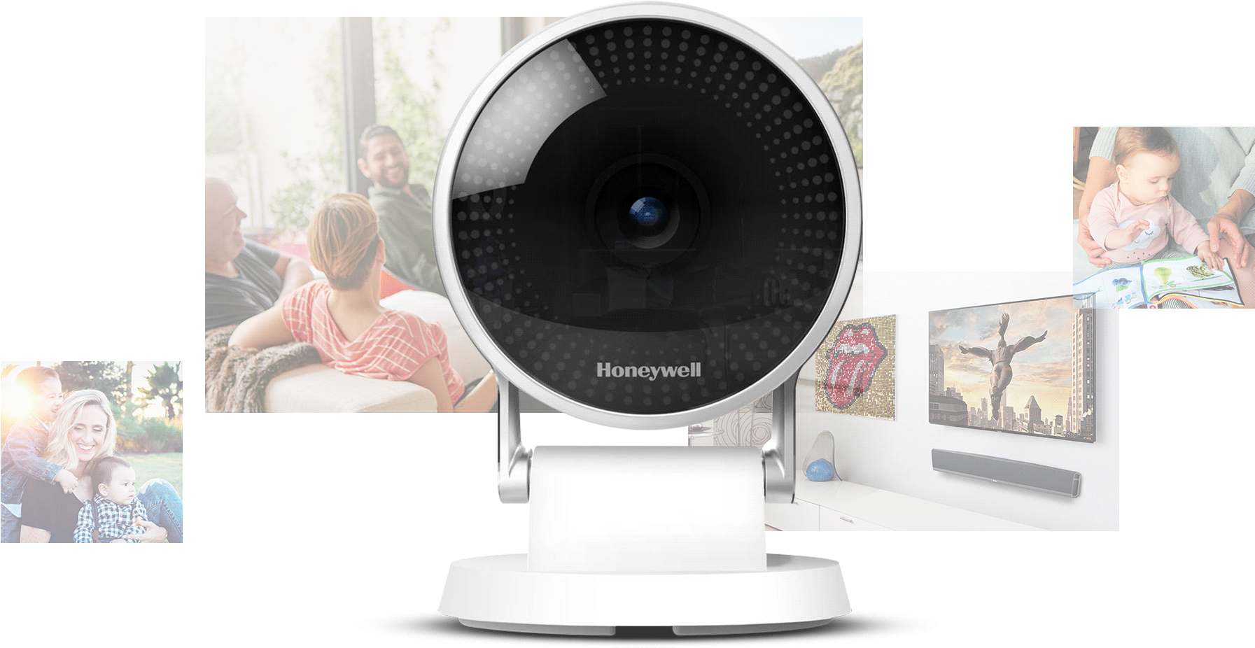 Home Security - Honeywell Security Camera Rchc4400wf1013/u Lyric C2 (1792x1010), Png Download