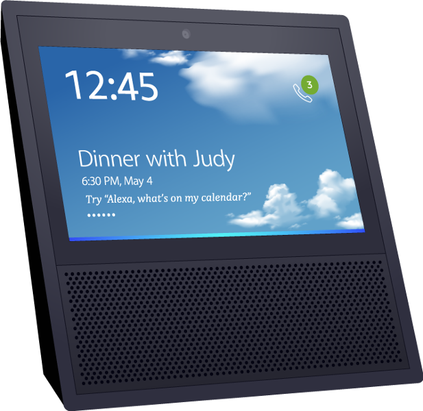 Amazon Echo Show - Amazon Echo Show (2nd Generation) (617x600), Png Download