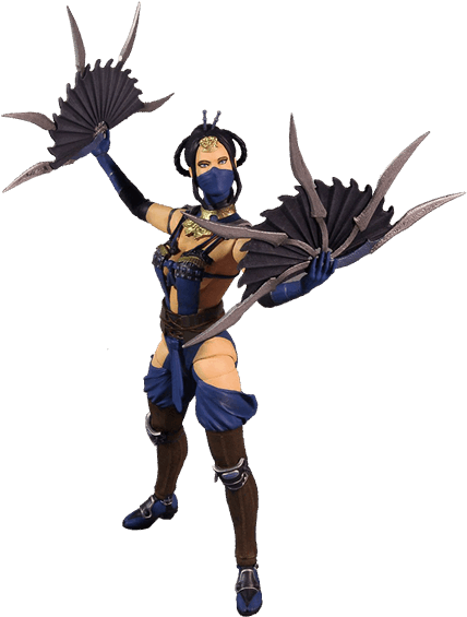 Mezco Toyz Mortal Kombat X: Kitana Action Figure (600x600), Png Download