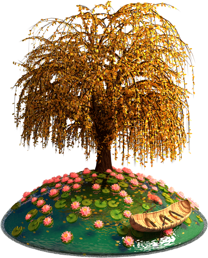 A Slice Of Life - Autumn 3d Art Project (1024x1024), Png Download