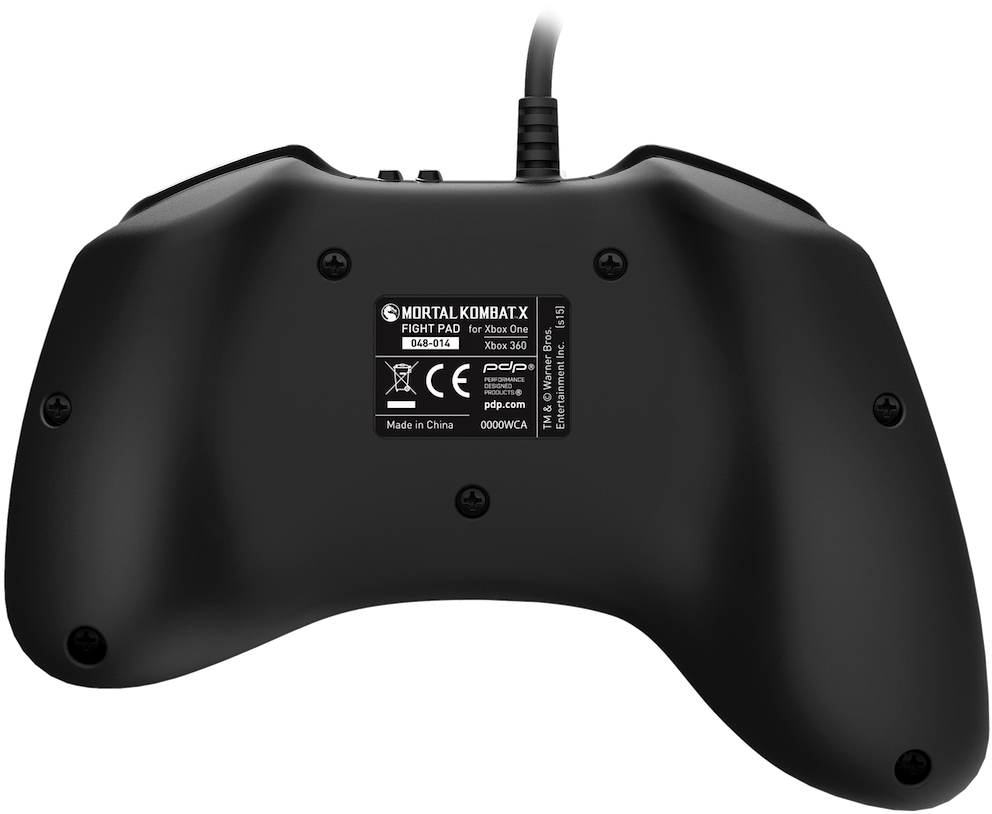 Official Mortal Kombat X Wired Fight Pad - Mortal Kombat X Official Wired Fight Pad - Only At (550x448), Png Download