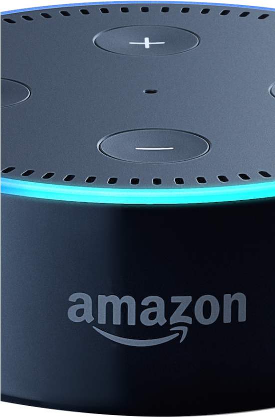 Amazon Echo Dot 1 - Amazon Echo (550x1100), Png Download