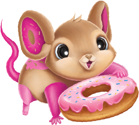 Little Live Pets Official Site Bronut - Little Live Pets Mouse Bronut (495x565), Png Download