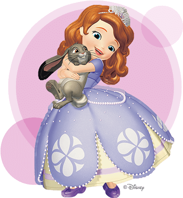 Pull-ups® Training Pants For Girls Featuring Sophia - Cartoon Character For Girls (390x408), Png Download