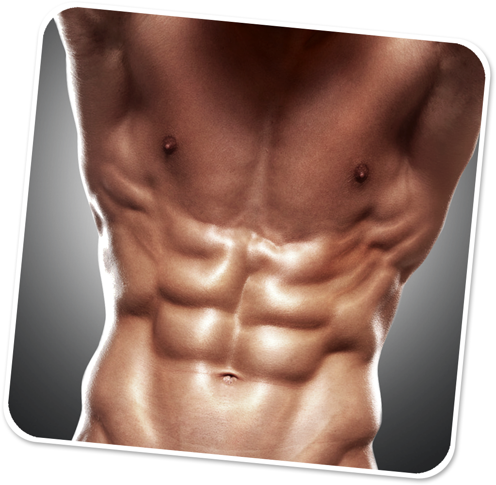 Fighter Abs (1080x1080), Png Download