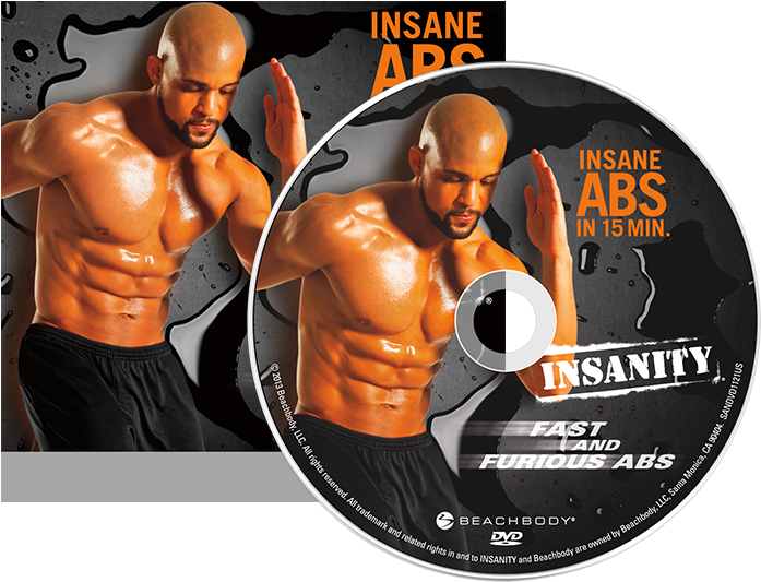 Insanity® Fast And Furious Abs Dvd - Insanity Fast And Furious Abs Dvd Workout (930x960), Png Download
