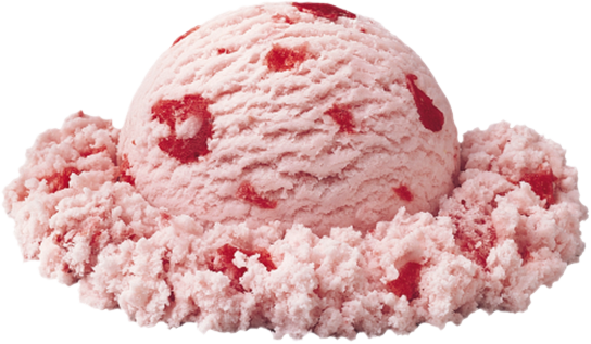 Ice Cream Scoop Png Picture - Strawberry Ice Cream Scoop Png (500x325), Png Download