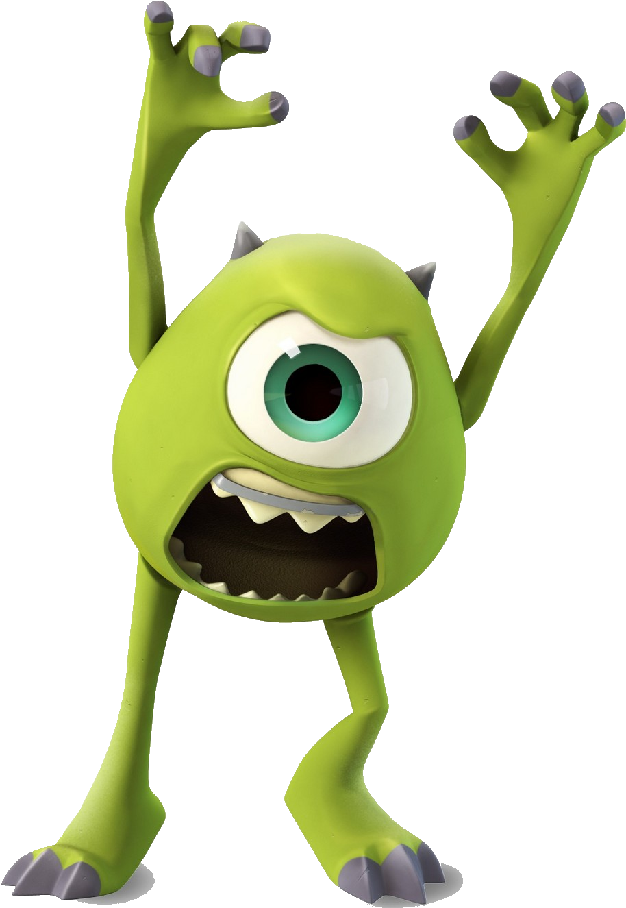 Mike Wazowski - Disney Infinity Mike Wazowski (1296x1388), Png Download