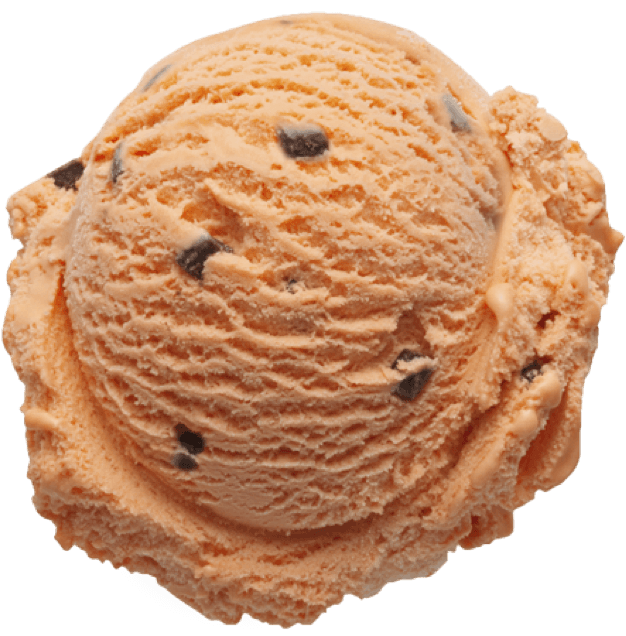 Orange Choc Chip - Orange Choc Chip Ice Cream (1200x800), Png Download
