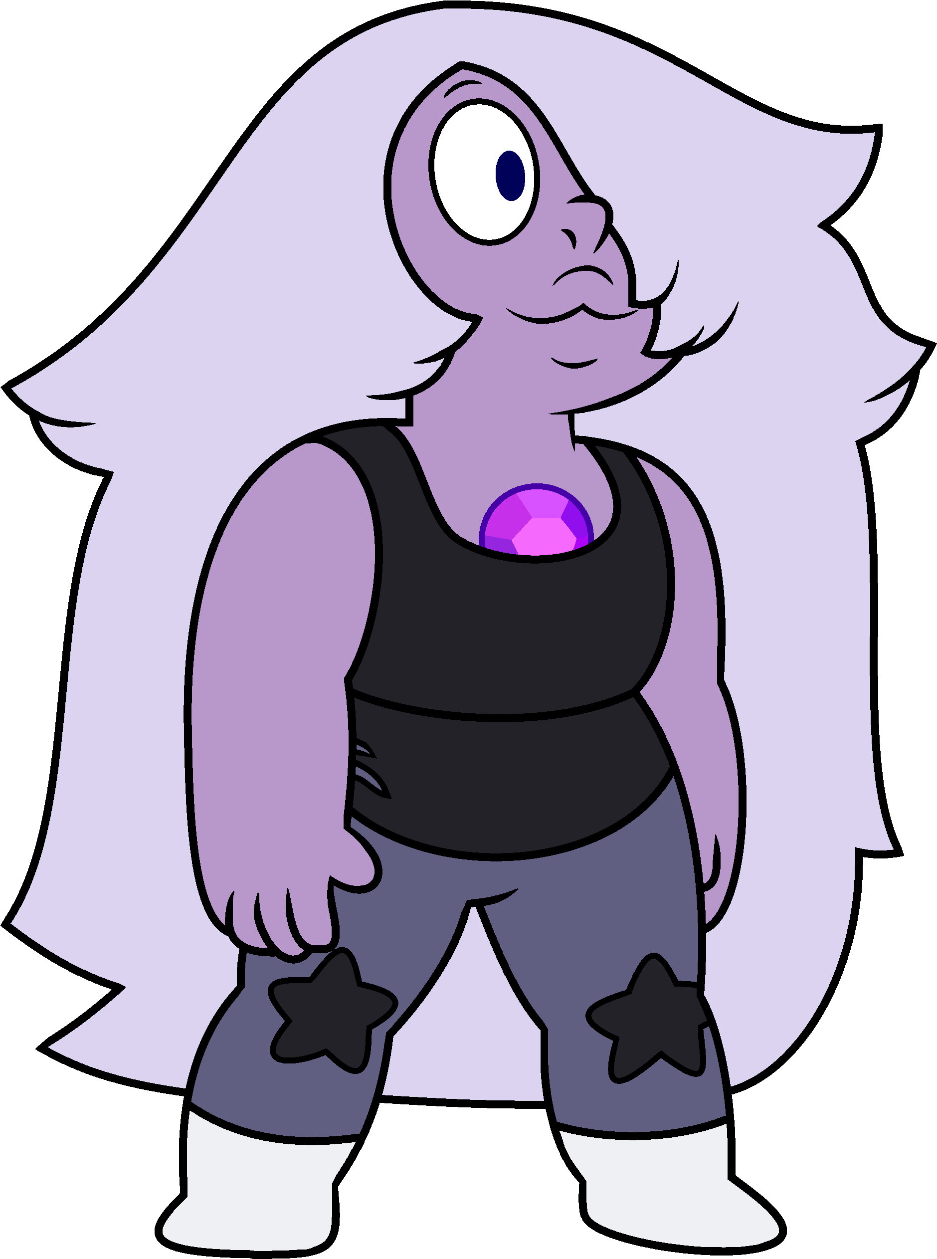 A Person Who Gets A Drastic New Haircut Or A Whole - Amethyst Steven Universe Current (1866x2500), Png Download
