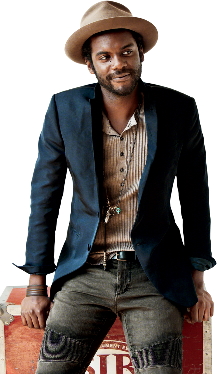 Gary Clark Jr - Gary Clark Jr Outfit (768x1248), Png Download