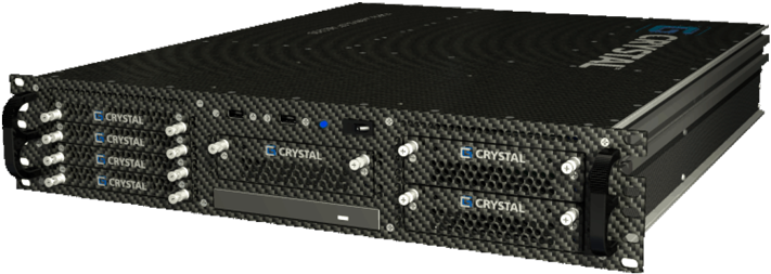 Rs265p Rugged 2u Carbon Fiber Server, Front Right View - Carbon Fibers (768x432), Png Download