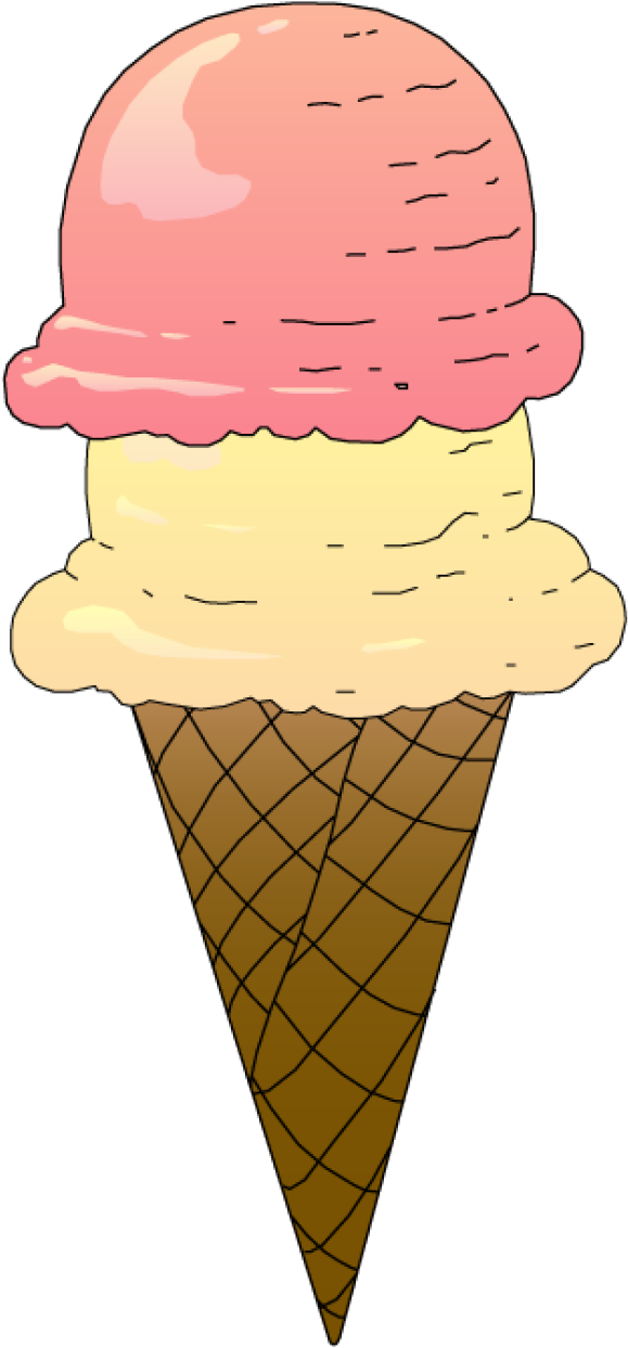 Png Black And White Library Spice Up Your Design With - Free Clipart Ice Cream (640x1343), Png Download