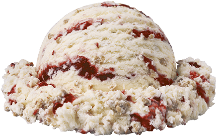 Strawberry Cheesecake Ice Cream - Blue Bunny Premium Strawberry Cheesecake Ice Cream (463x294), Png Download