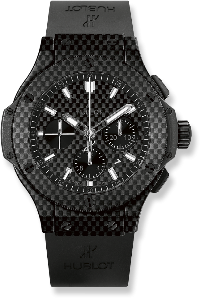 Big Bang All Carbon - Hublot Big Bang 44 (1000x1000), Png Download