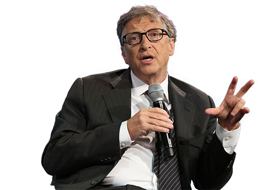 Talking Points - Bill Gates Png (600x375), Png Download