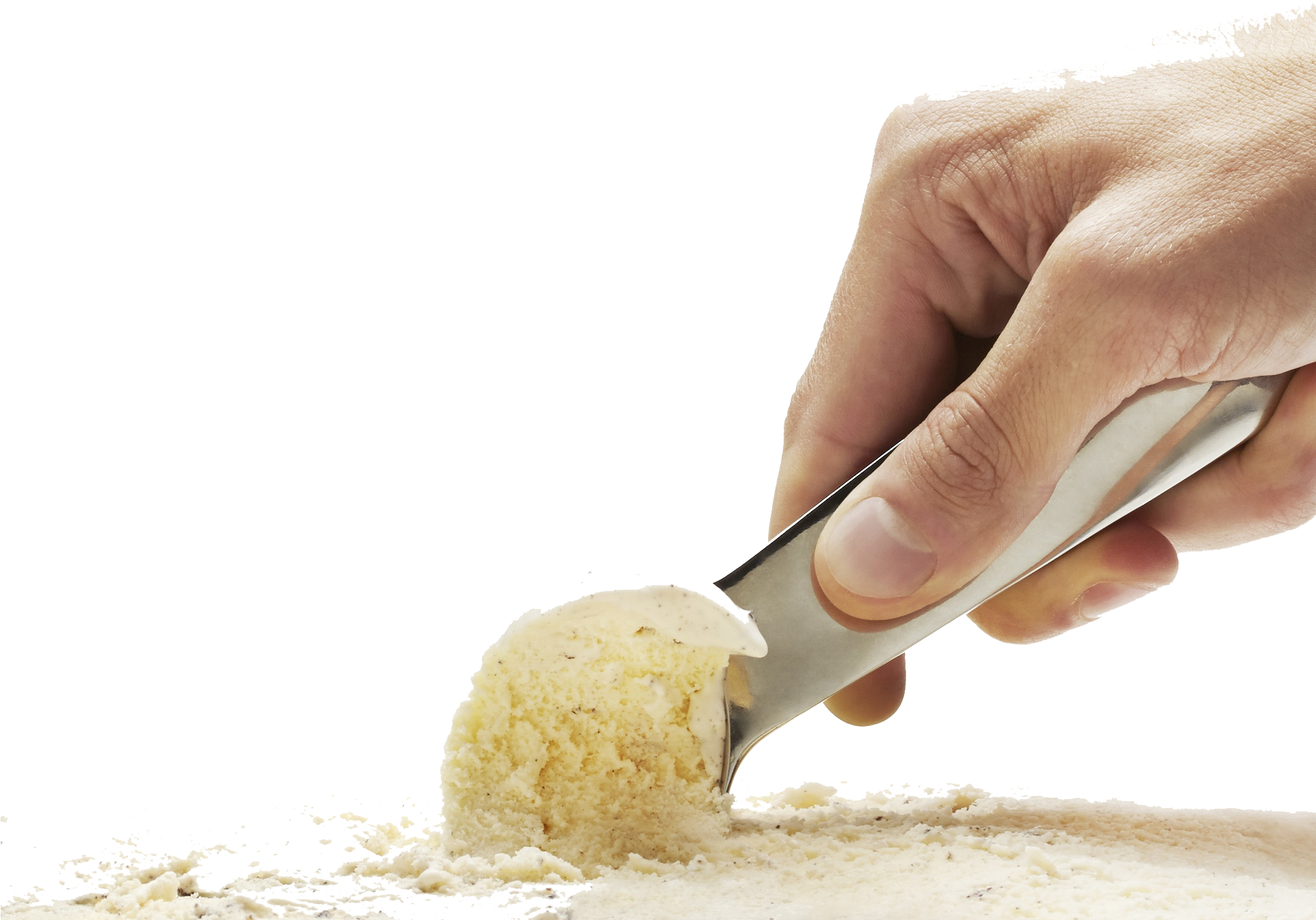 Free Png Ice Cream Scoop Png Images Transparent - Scooping Ice Cream Png (850x638), Png Download