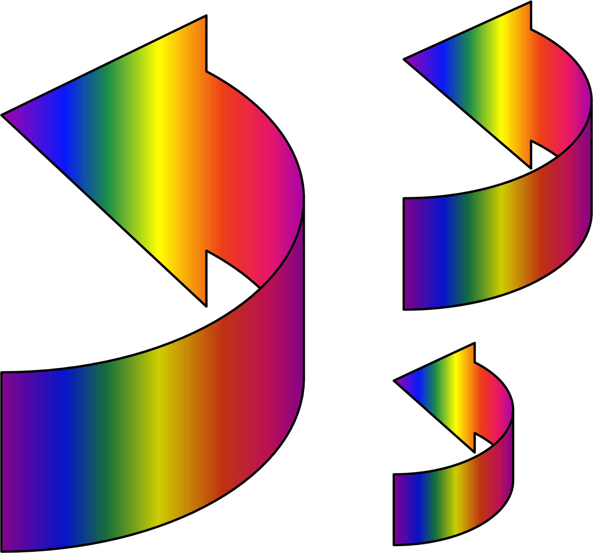 Why A 3-fold Approach Is Most Effective For Treating - Flecha Arcoiris Png (1920x1790), Png Download
