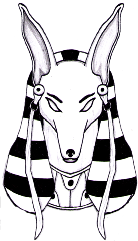Anubis Print - Clearance - Gift (275x480), Png Download
