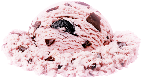 2 - Blue Bunny Ice Cream, Premium, Bordeaux Cherry Chocolate (500x263), Png Download